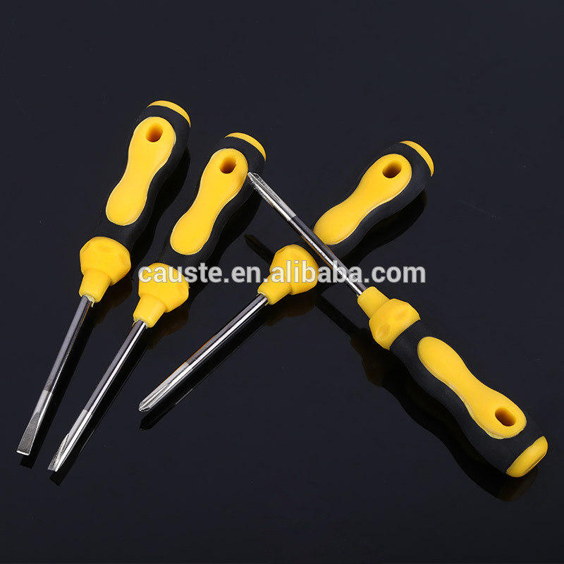 Hot Selling Good Quality small plastic handle screwdriver, screw driver set screwdriver, household