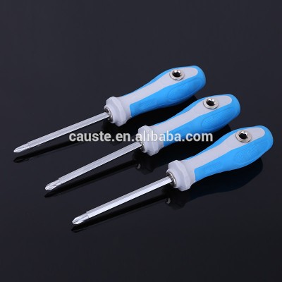 CRV Material PVC Handle Material Magnet Bit Holder Screwdriver